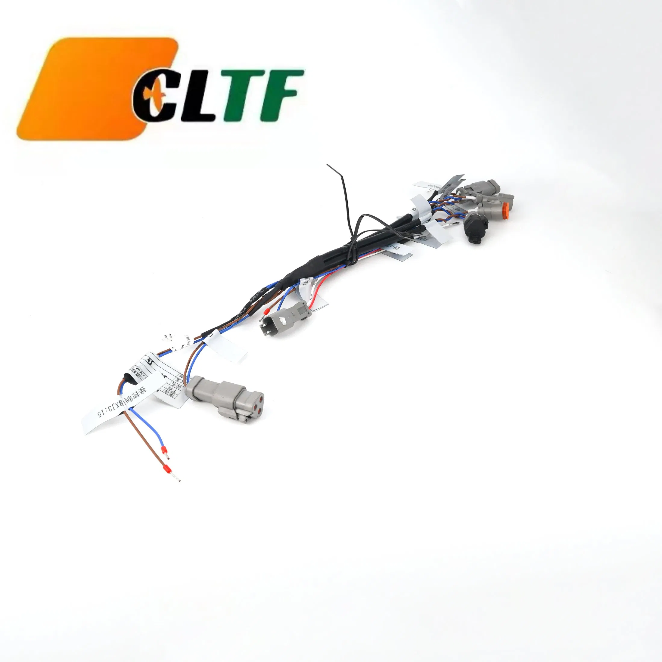 Custom Automotive Engine Wiring Wire Harness Assemblies with Te Dt04 Dt06 Connector E320cl E330d C-9 Car Wiring Harnesses
