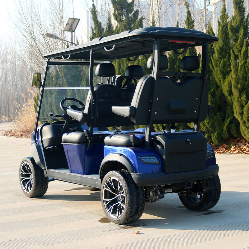 Luxury Electric Golf Buggy 4 Seater AC Drive with Roof and Windshield Golf Carts for Sale