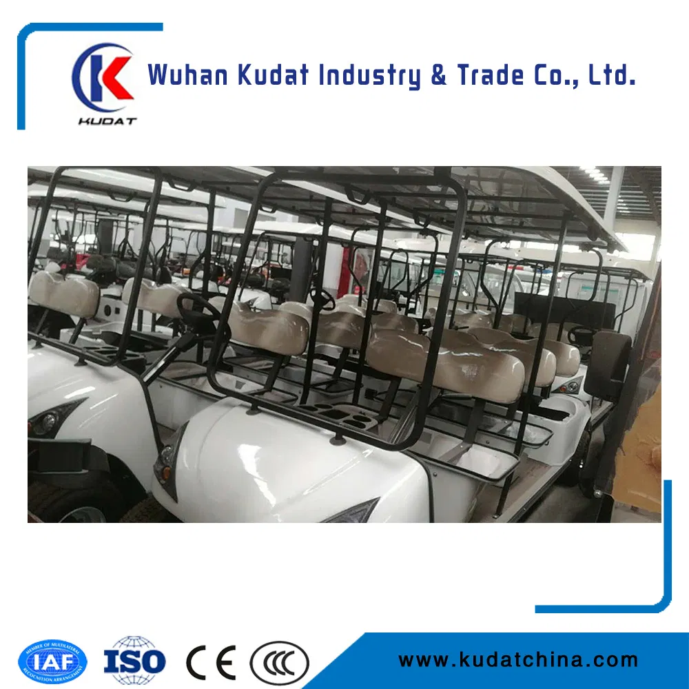 Ce 6 Seaters 3kw Golf Course Electric Cart with Roof