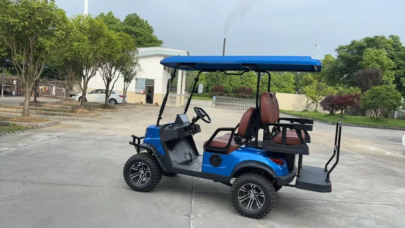 New Launched Lifted Chassis 2+2 Electric Golf Car Hunting Golf-Cart