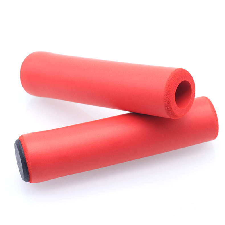 Custom Colorful Bicycle Mountain Bike 22.2mm Tube Silicone Foaming Handlebar Cover Soft Sponge Handle Grip