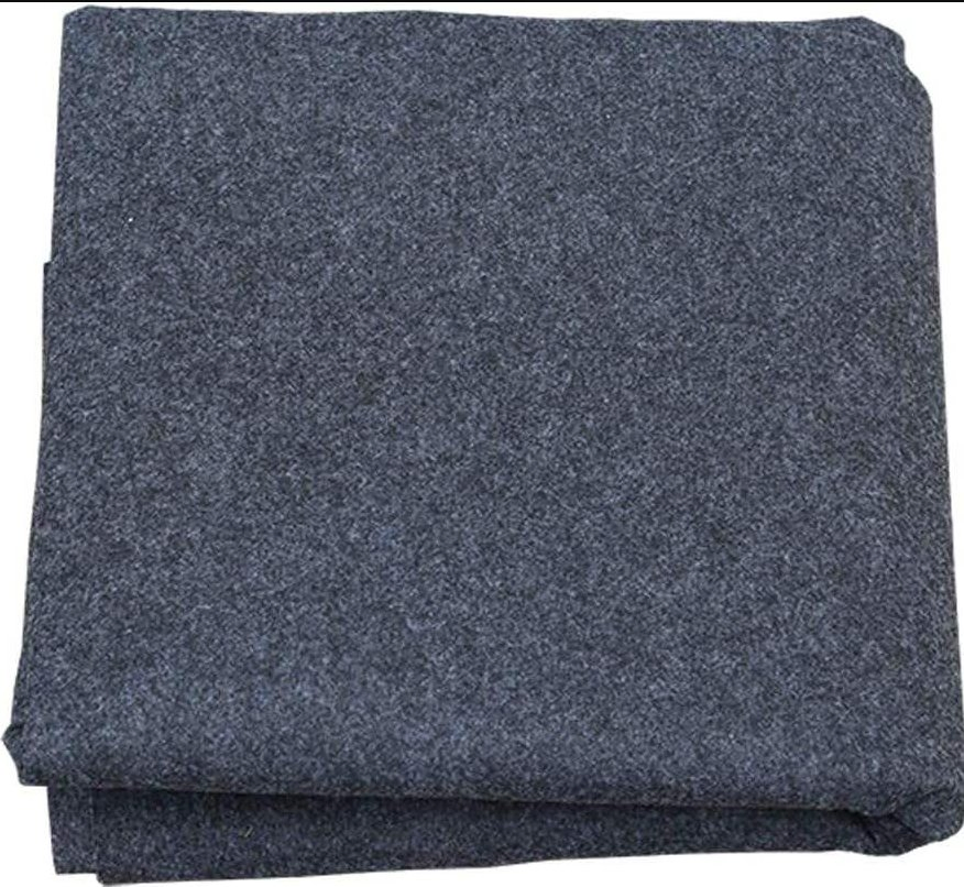 2mm Black PE Coated Felt Cloth Polyester Needle Punch Garage Absorbent and Oilproof Felt Mat