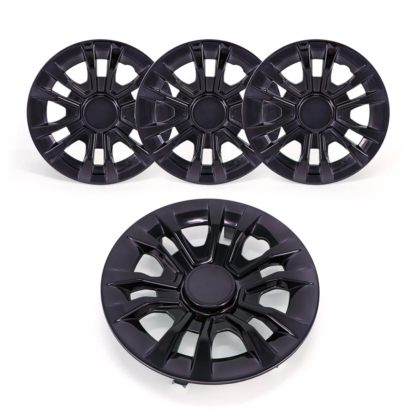 Wholesale Black 8" Wheel Covers for Golf Cart Electric Sightseeing Vehicle