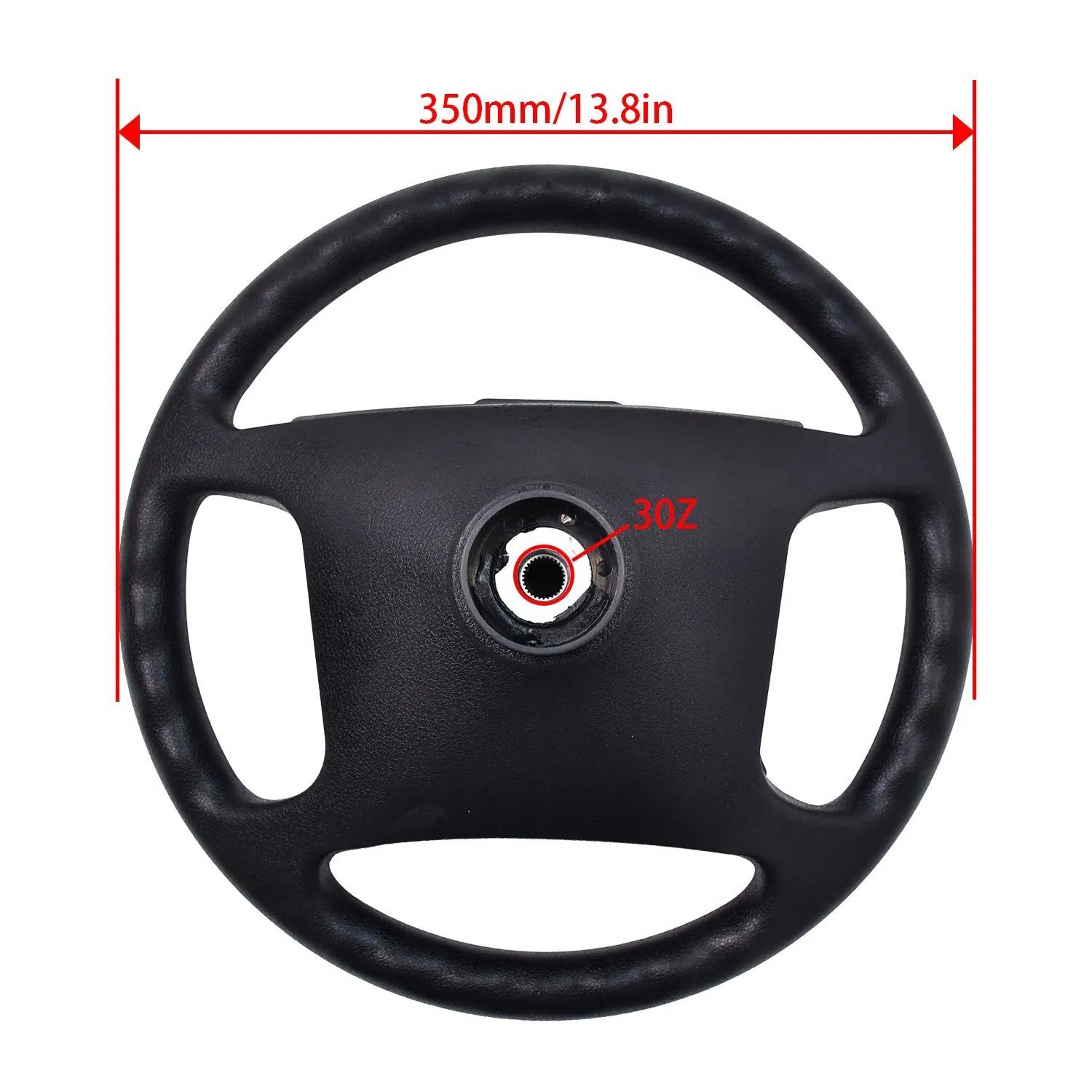 Tiypeor Universal 350mm PU Golf Cart Car Modified Steering Wheel