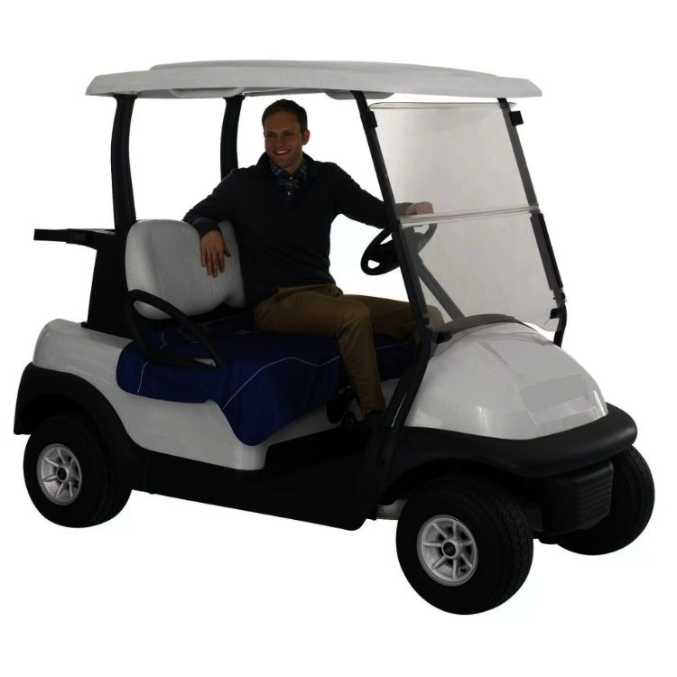 Hot Selling Golf Accessories Golf Cart Seat Covers Towel 2-Person Seats Custom Logo Printed Golf Cart Cushion