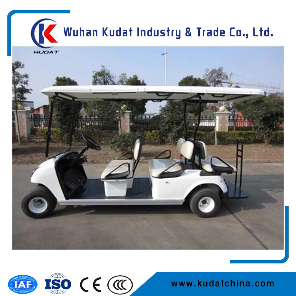 Ce 6 Seaters 3kw Golf Course Electric Cart with Roof