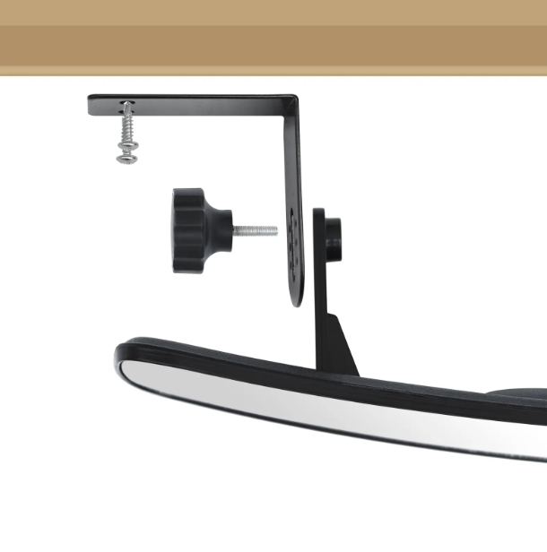 180-Degree Panoramic Rearview Mirror for Golf Cart, Suitable for Clubcar, Ezgo, and Yma