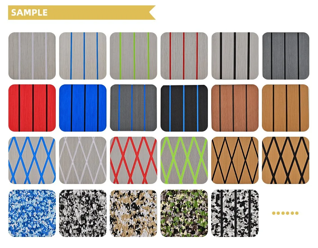 Boat Mat Color Options