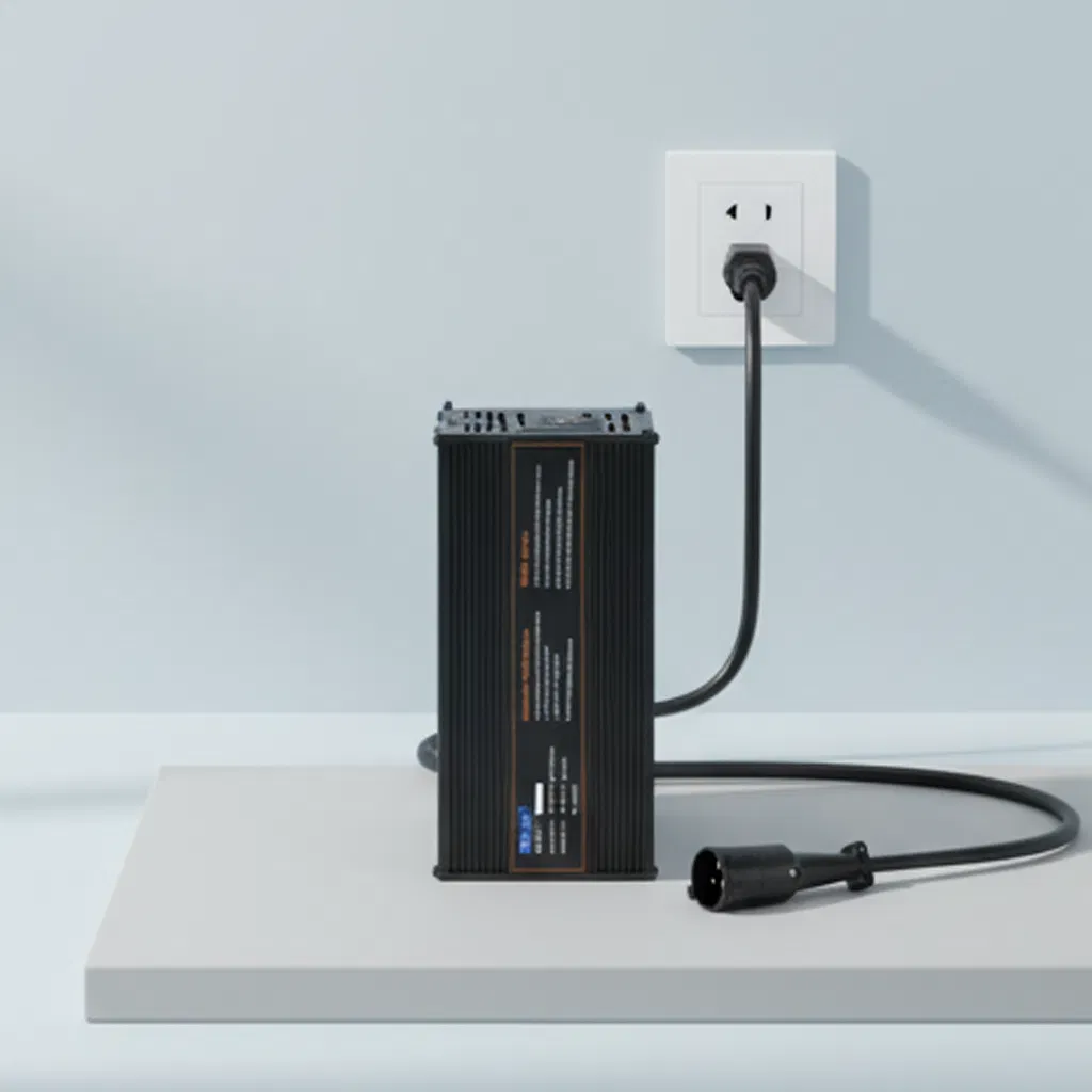 High-Performance Premium 1200W IP34 Waterproof Lithium Battery Charger for Golf Carts, Forklifts, and Marine Use