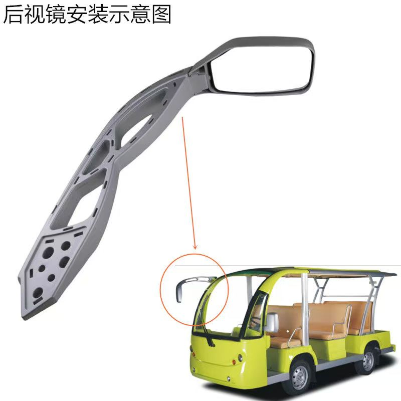 Golf Cart Accessories Universal Long Arm Rear View Mirror for Golf Cart Club Car E-Z-Go YAMAHA Marshell Eagle