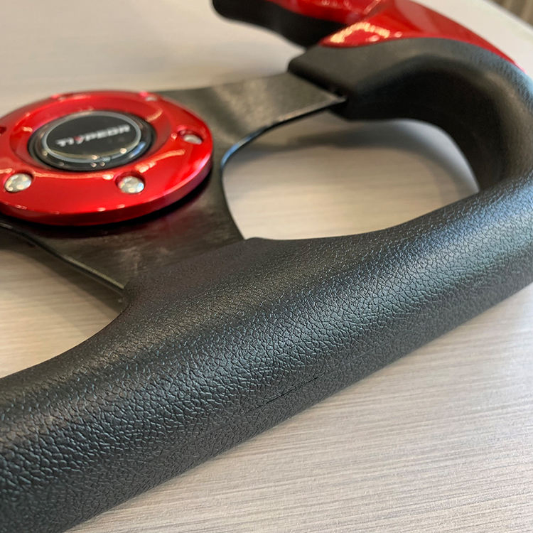 Tiypeor Universal PU 320mm Golf Cart Modified Racing Drift Steering Wheel