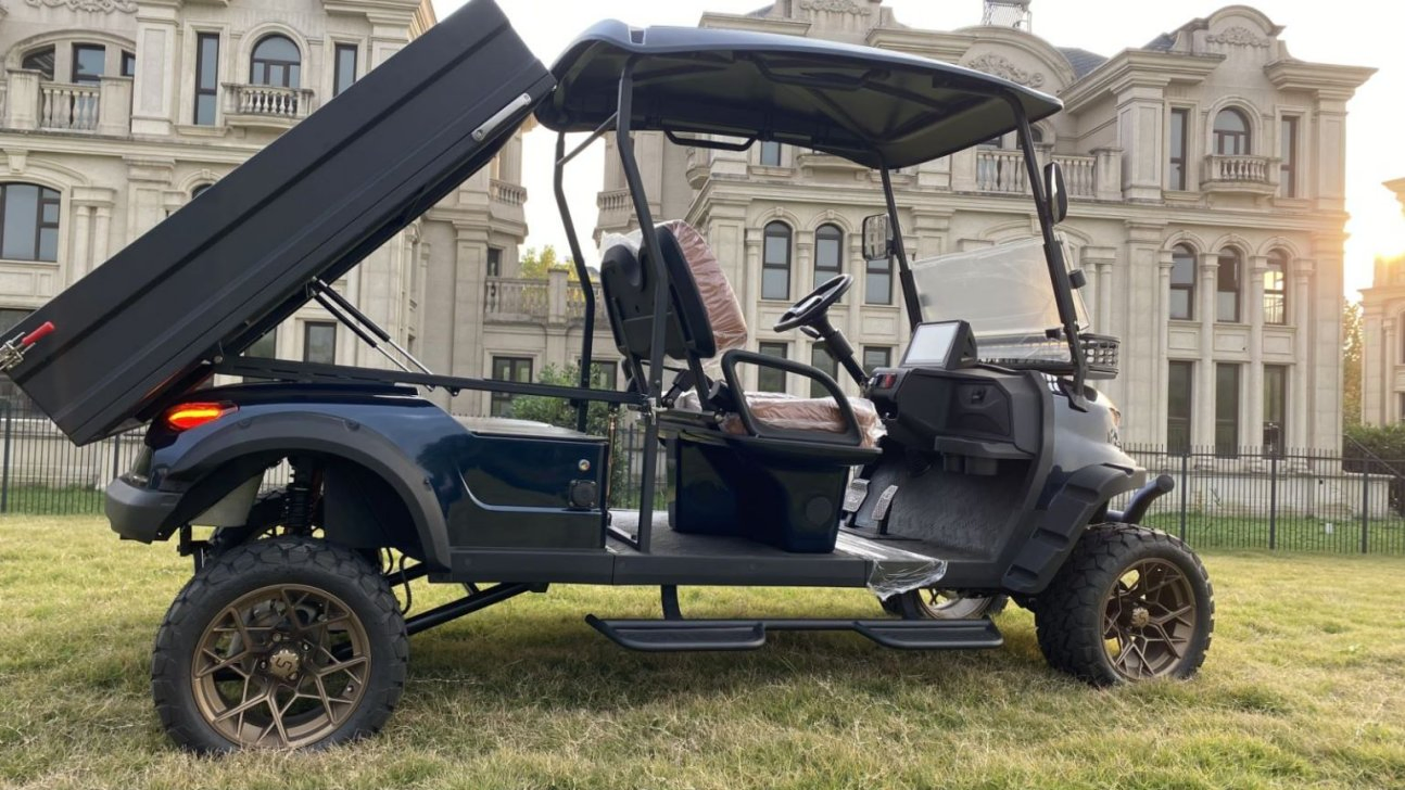 Electric G Model 2 Seater Golf Cart Rear Cargo Box