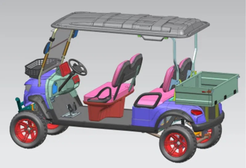 Electric Golf Cart View 1