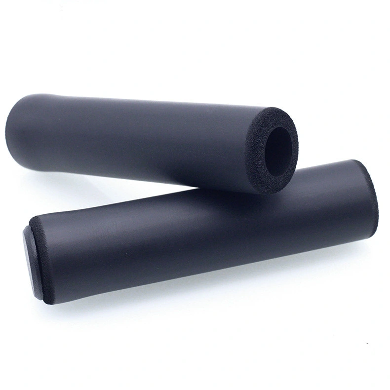 Custom Anti Slip Anti Vibration Bicycle Mountain Bike Silicone Foaming Soft Sponge Handle Grip Rubber Grip Handlebar Cover for 22.2mm Tube Rubber Part Rubber