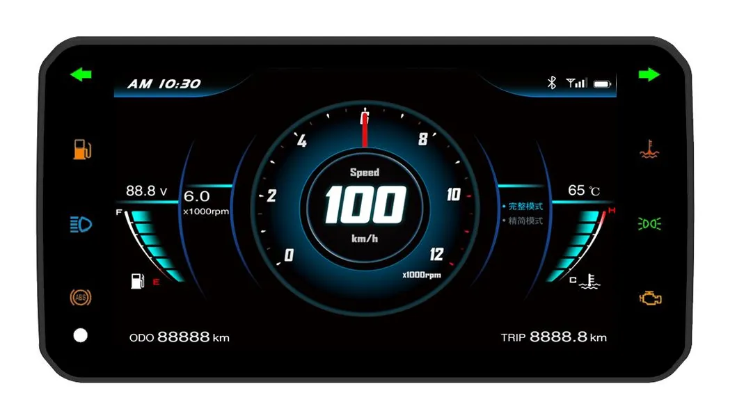 TFT Motorcycle Dashboard Display 1