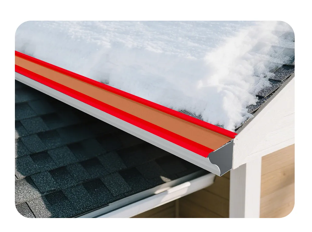 Aluminum Leaf Guard 14