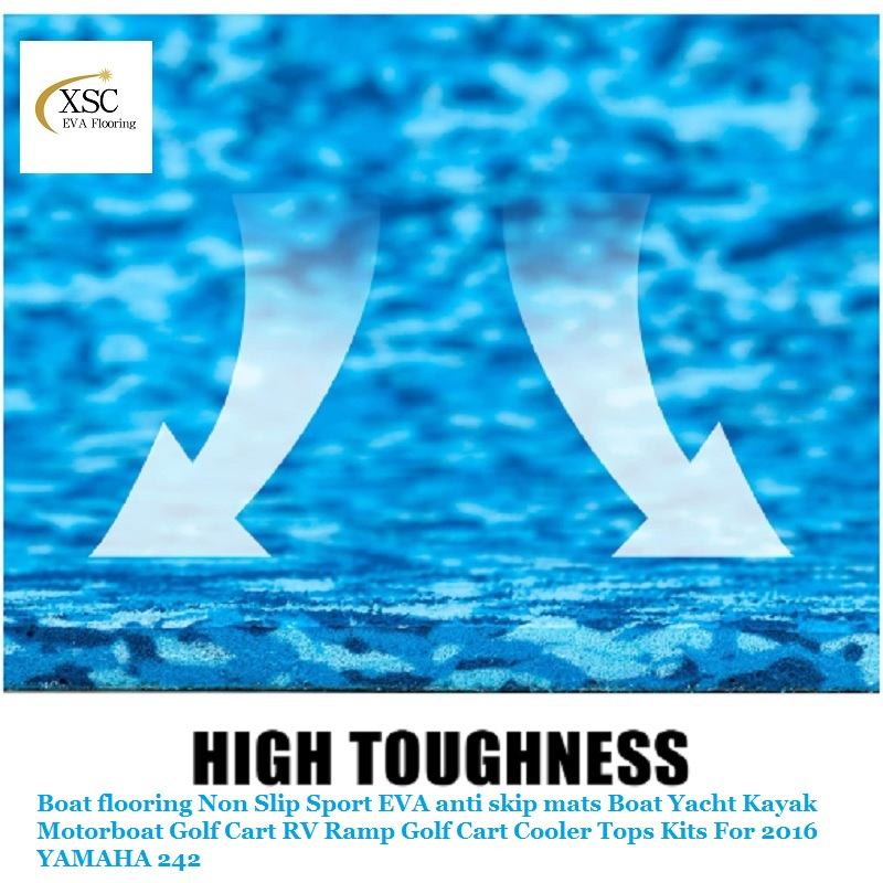 Boat Flooring Non Slip Sport EVA Anti Skip Mats Boat Yacht Kayak Motorboat Golf Cart RV Ramp Golf Cart Cooler Tops Kits for 2016 YAMAHA 242