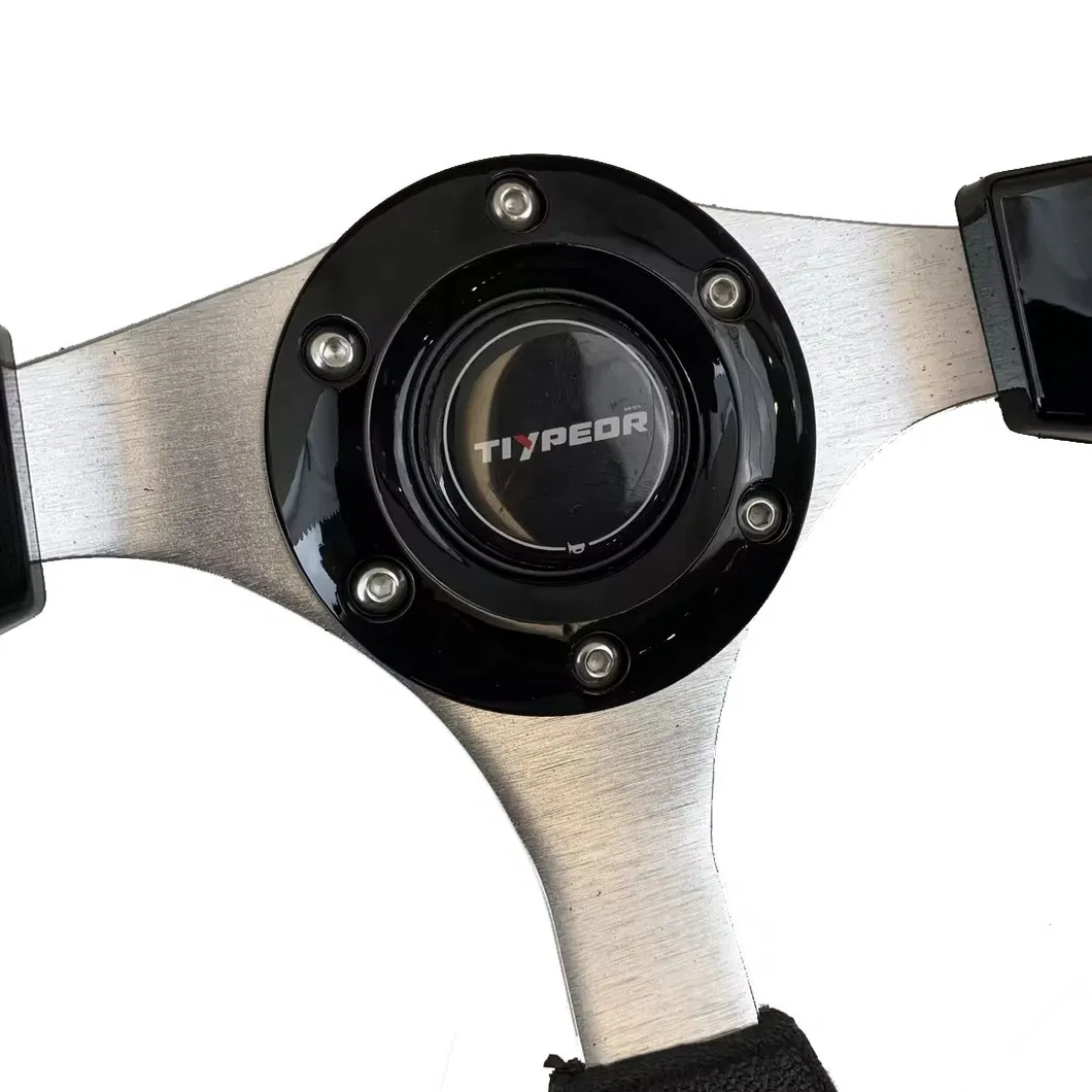 Car Steering Wheel Silver