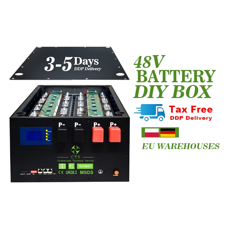 Europe Wholesale DDP 48V LiFePO4 Battery Box DIY 16s 280ah 302ah 320ah DIY Battery Box