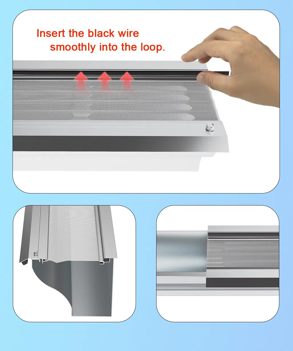 Aluminum Leaf Guard 4