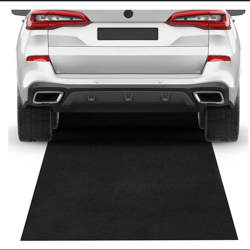 2mm Black PE Coated Felt Cloth Polyester Needle Punch Garage Absorbent and Oilproof Felt Mat