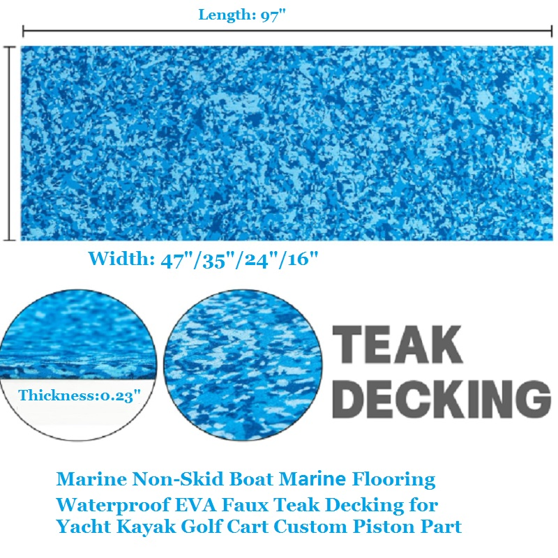 Boat Flooring Non Slip Sport EVA Anti Skip Mats Boat Yacht Kayak Motorboat Golf Cart RV Ramp Golf Cart Cooler Tops Kits for 2016 YAMAHA 242