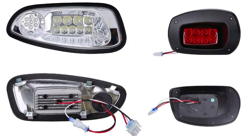 Golf Cart LED Headlight Tail Light Kits for Ezgo Rxv