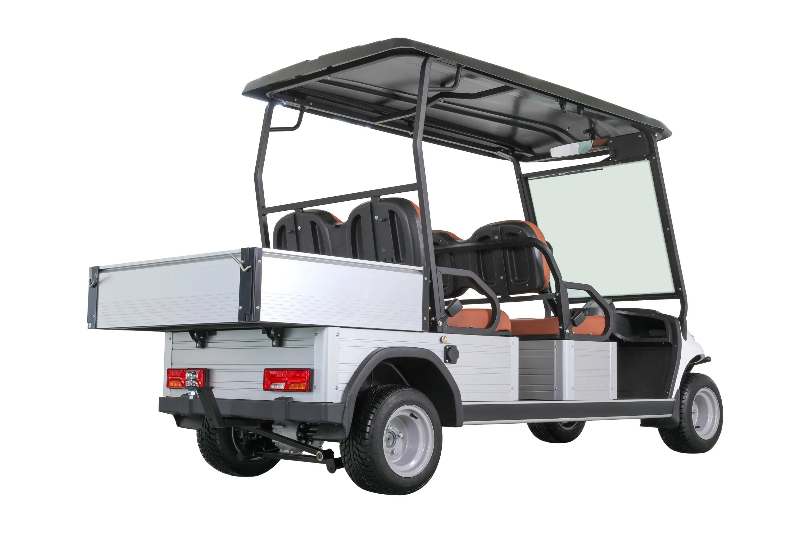 Compact 4-Person Golf Cart with Large Storage Space