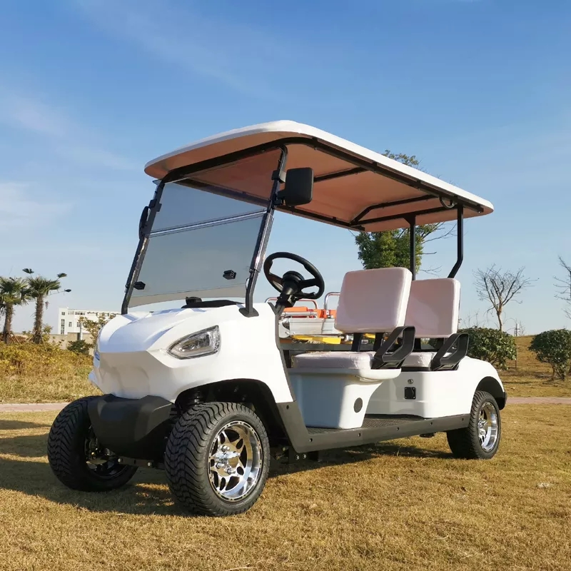 4 Seater 60/72V 5kw Lithium Battery Operated Electric Club Car Golf Cart