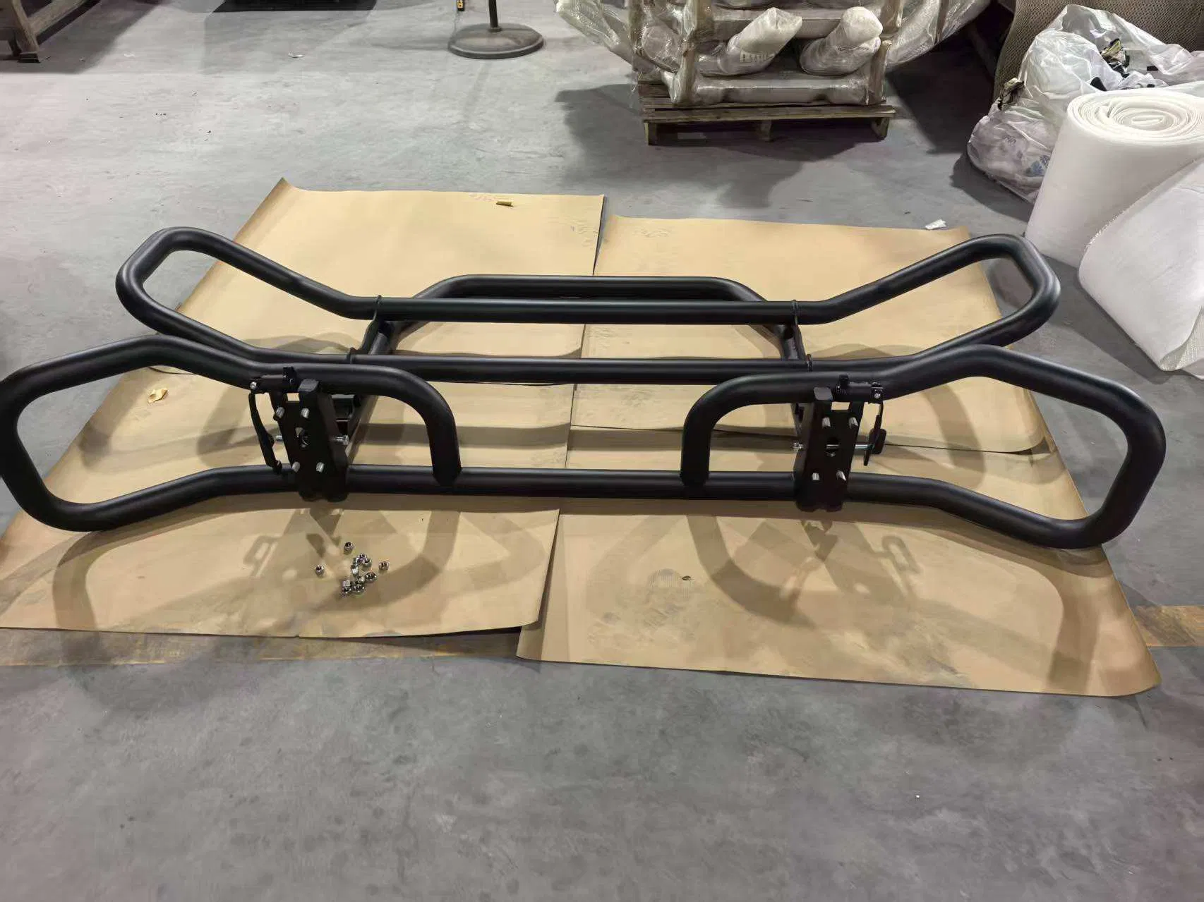 Compatible with Freightliner Cascadia 2018 Black Front Grille Deer Moose Brush Bumper Guard Large