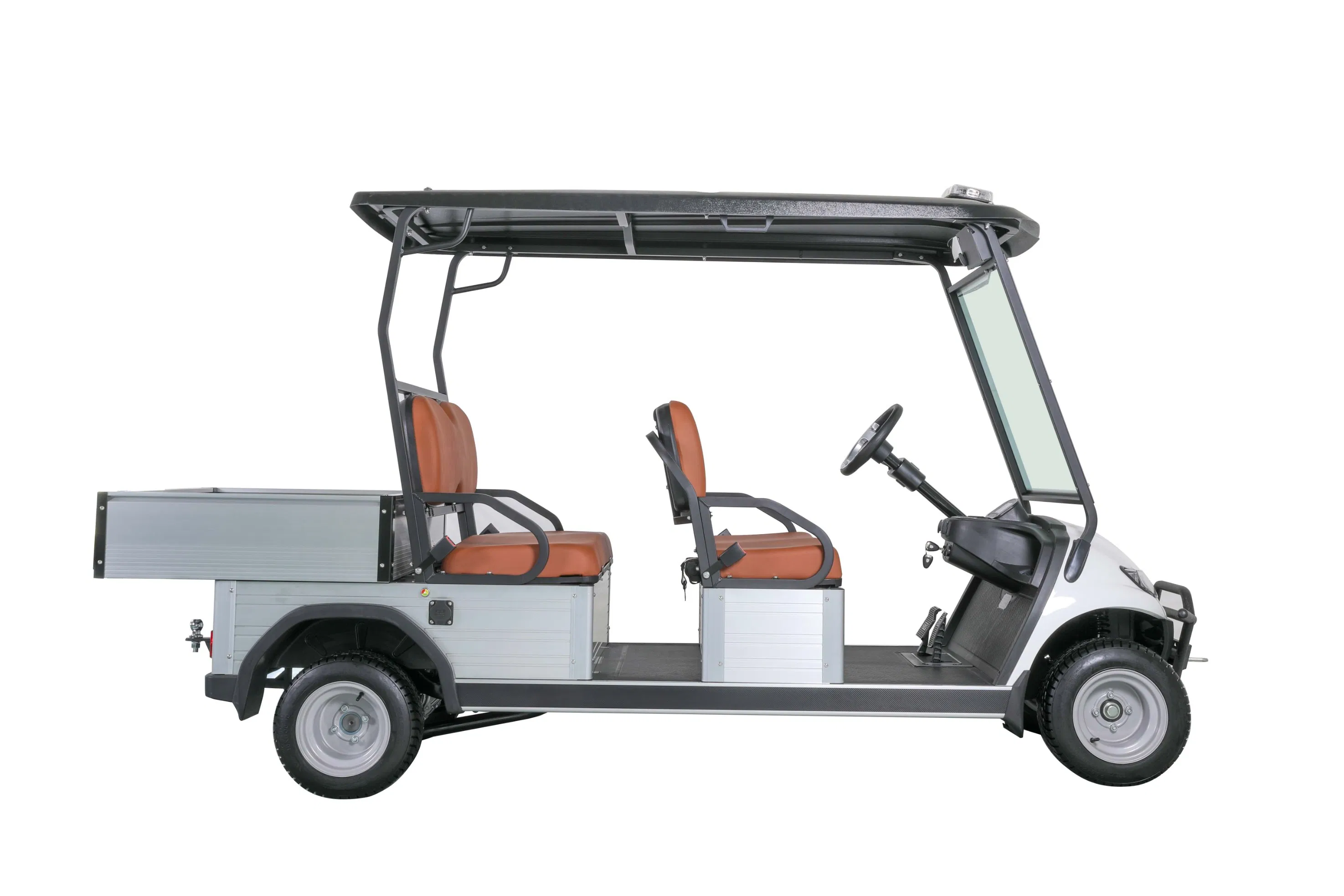 Compact 4-Person Golf Cart with Large Storage Space