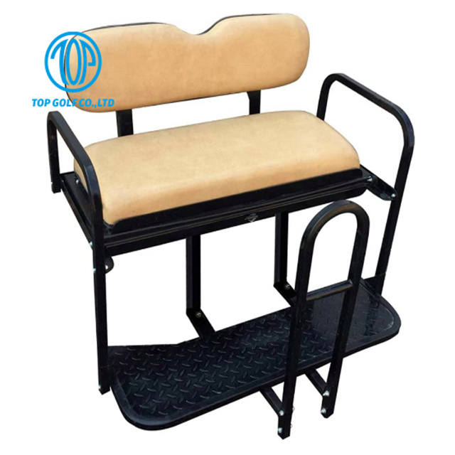 Club Car Ezgo Rear Seat Flips Down for Use as Utility Bed