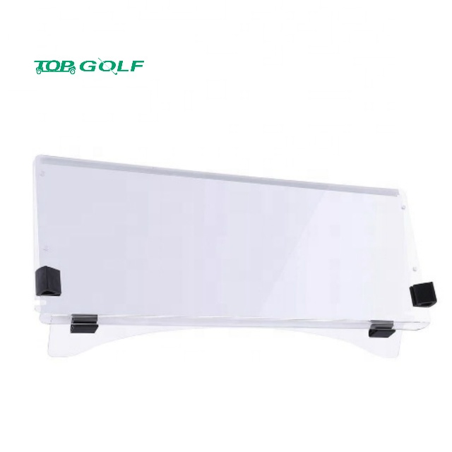 Tinted Foldable Windshield for Club Car Precedent Golf Carts