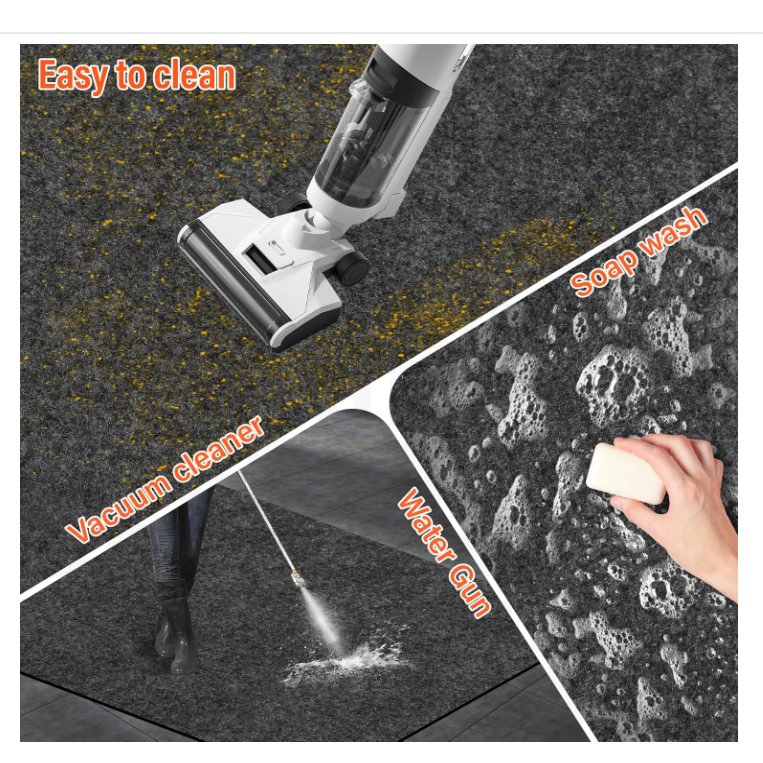 Premium Reusable Oil Spill Mats Maintenance Mat for Under Car Driveway to Protect Garage Floor