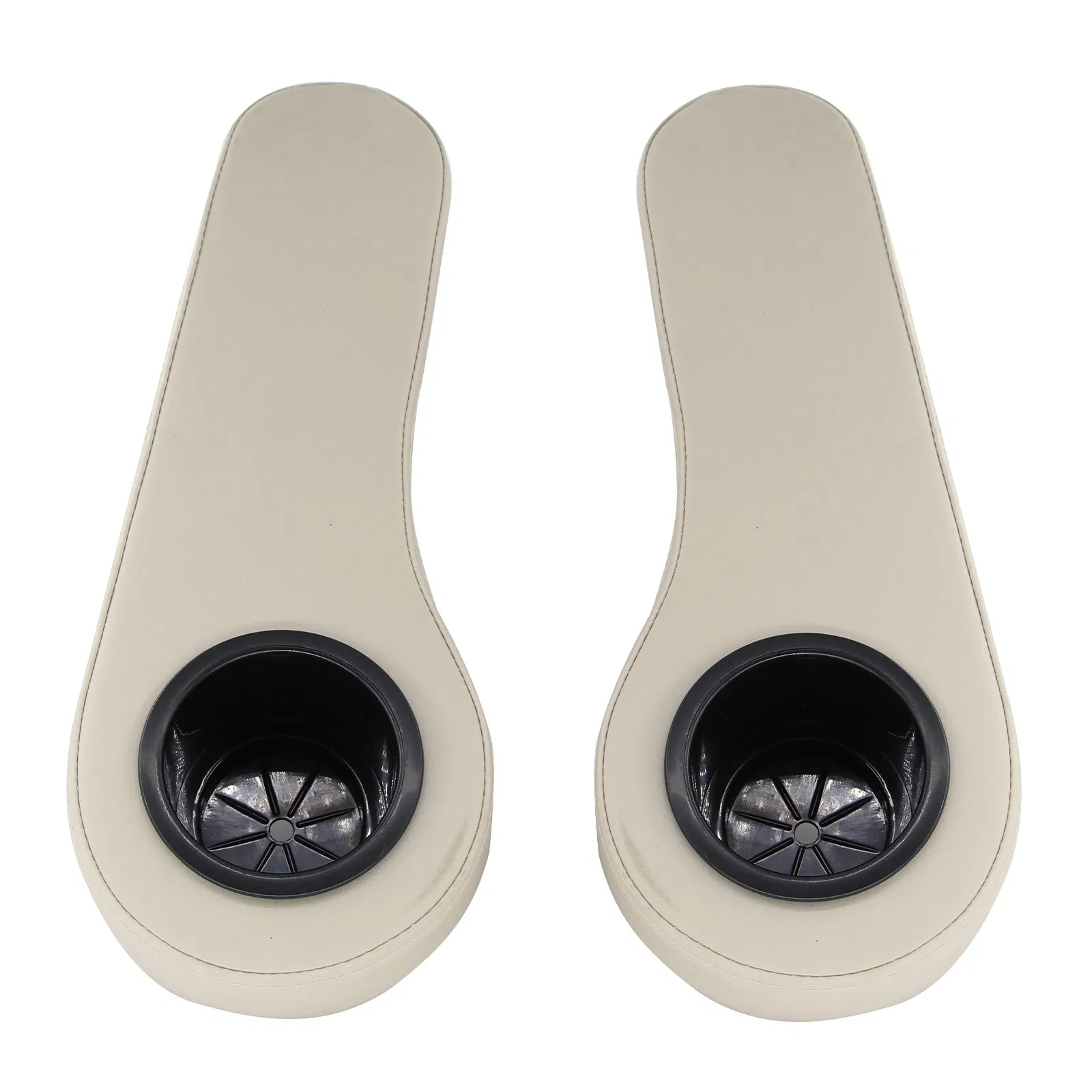 Golf Car Rear Seat Kit Pair of Armrest with Cup Holders