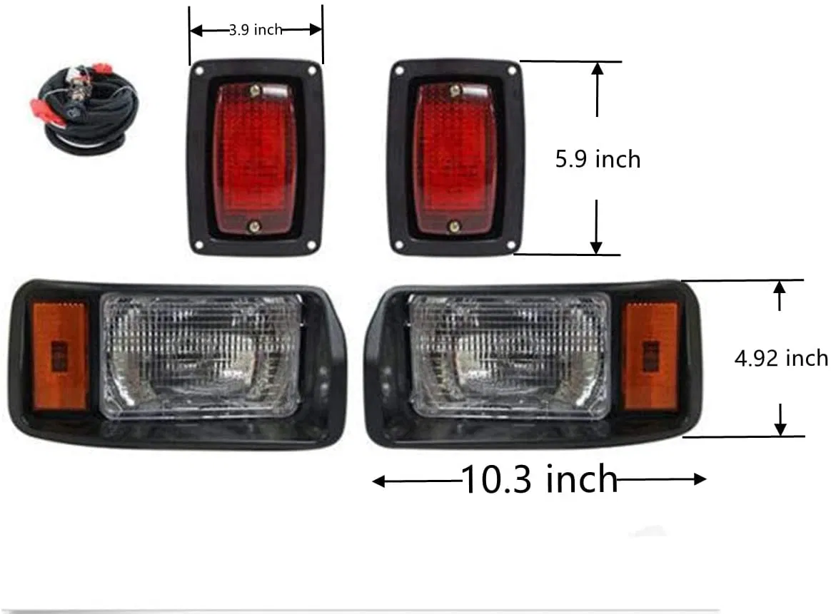 Top Light Kit for 1993-up Club Car OEM Basic Headlight &amp; Taillight Kit