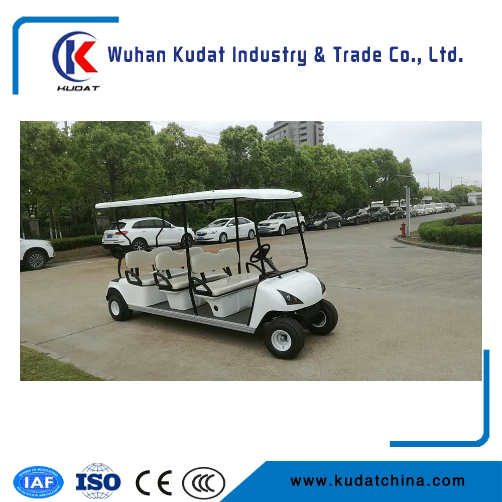 Ce 6 Seaters 3kw Golf Course Electric Cart with Roof