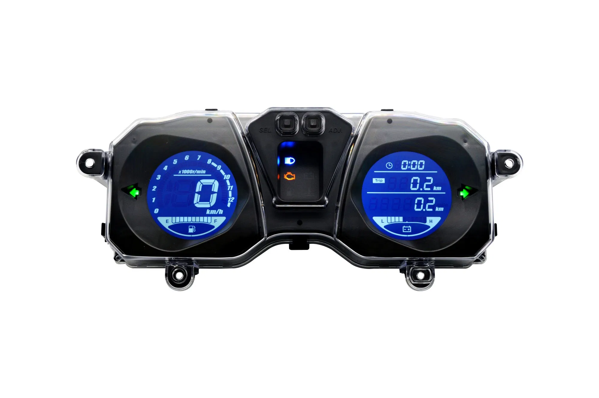 Dashboard LCD Motorcycle Scooter UTV ATV Electric Vehicle (UI editable)