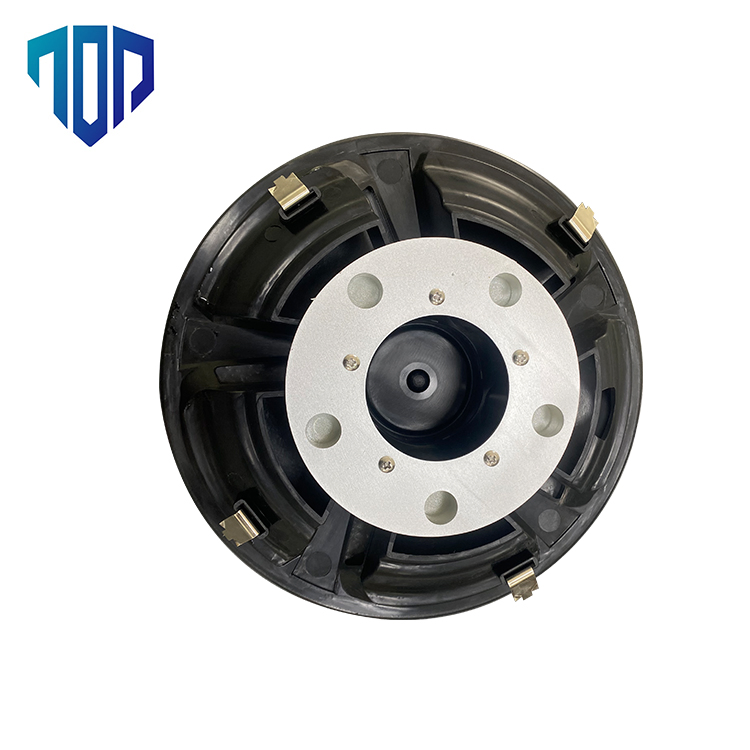 New Style Set of 4 Black Alu 8'' Wheel Rim Cover