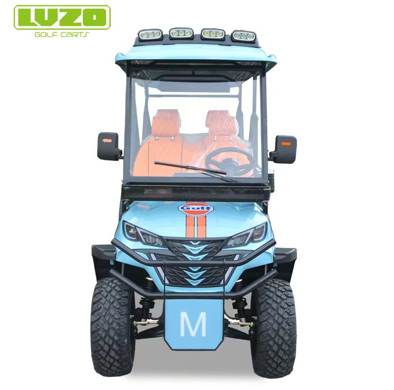 Lvzo Brand Tournament-Ready Golf Cart: Quick-Charging Battery &amp; Digital Dashboard