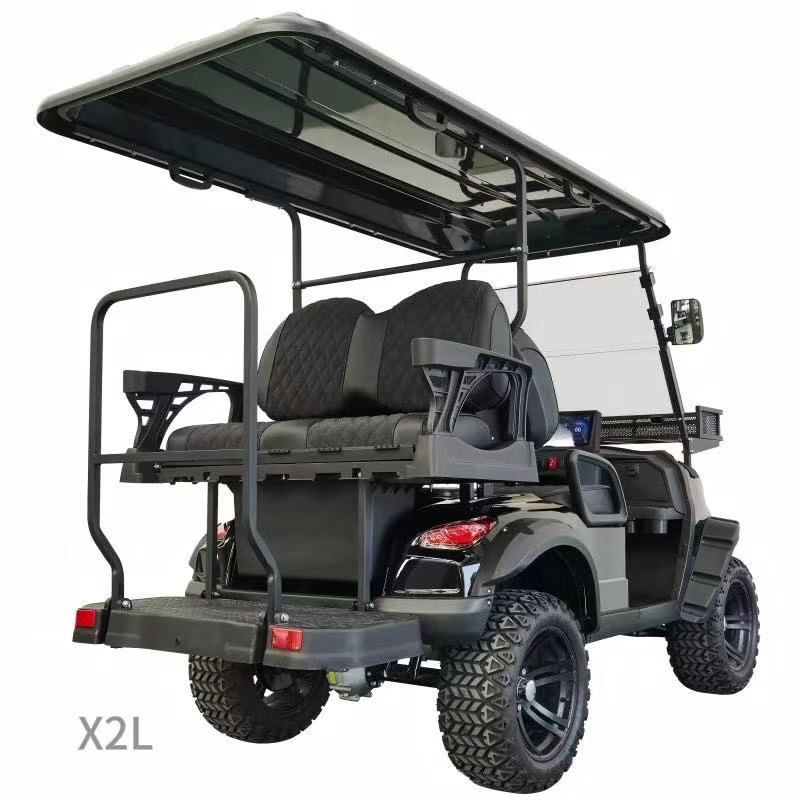 Perfect Black Injection-Molded Roof Golf Buggy for All Golf Cart Dealers
