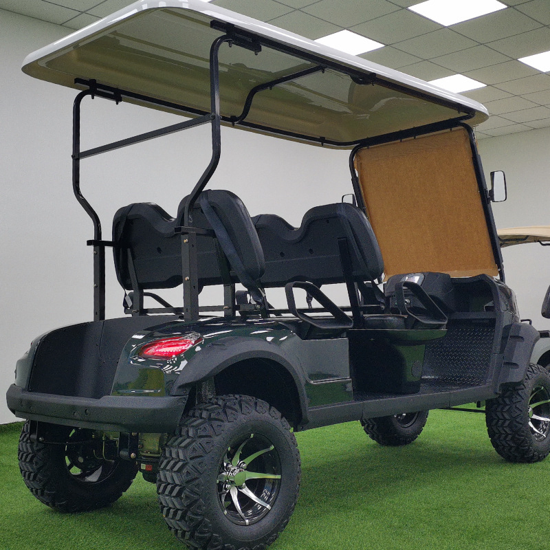 Electric with Club Seat Powered Lithium Carts for Push Ball 3 Wheel Bag Wheels Canopy Cover Deep Cycle Batteries 8 Golf Cart