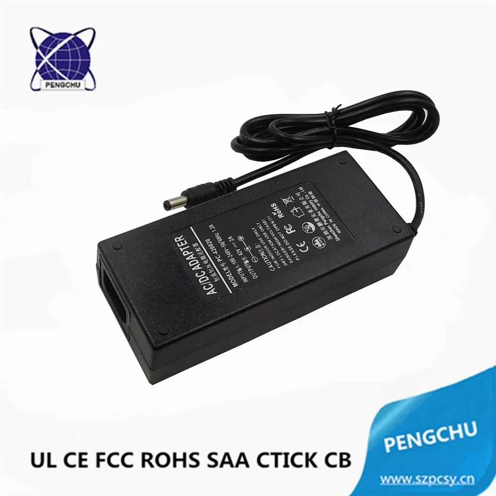 84W 42V 2A LiFePO4 Battery Pack Golf Cart Electric Wheelchair Robot Charger