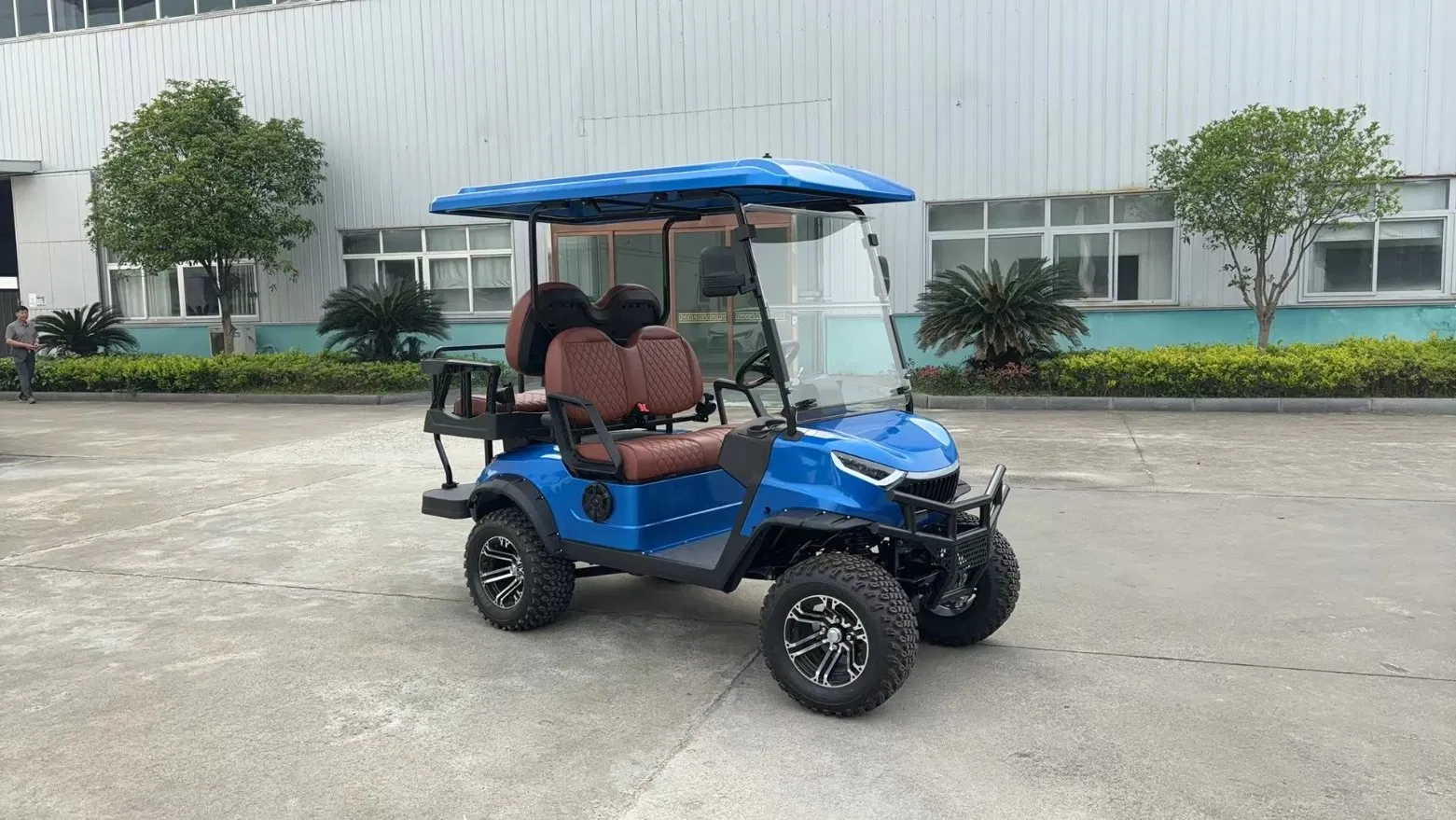New Launched Lifted Chassis 2+2 Electric Golf Car Hunting Golf-Cart