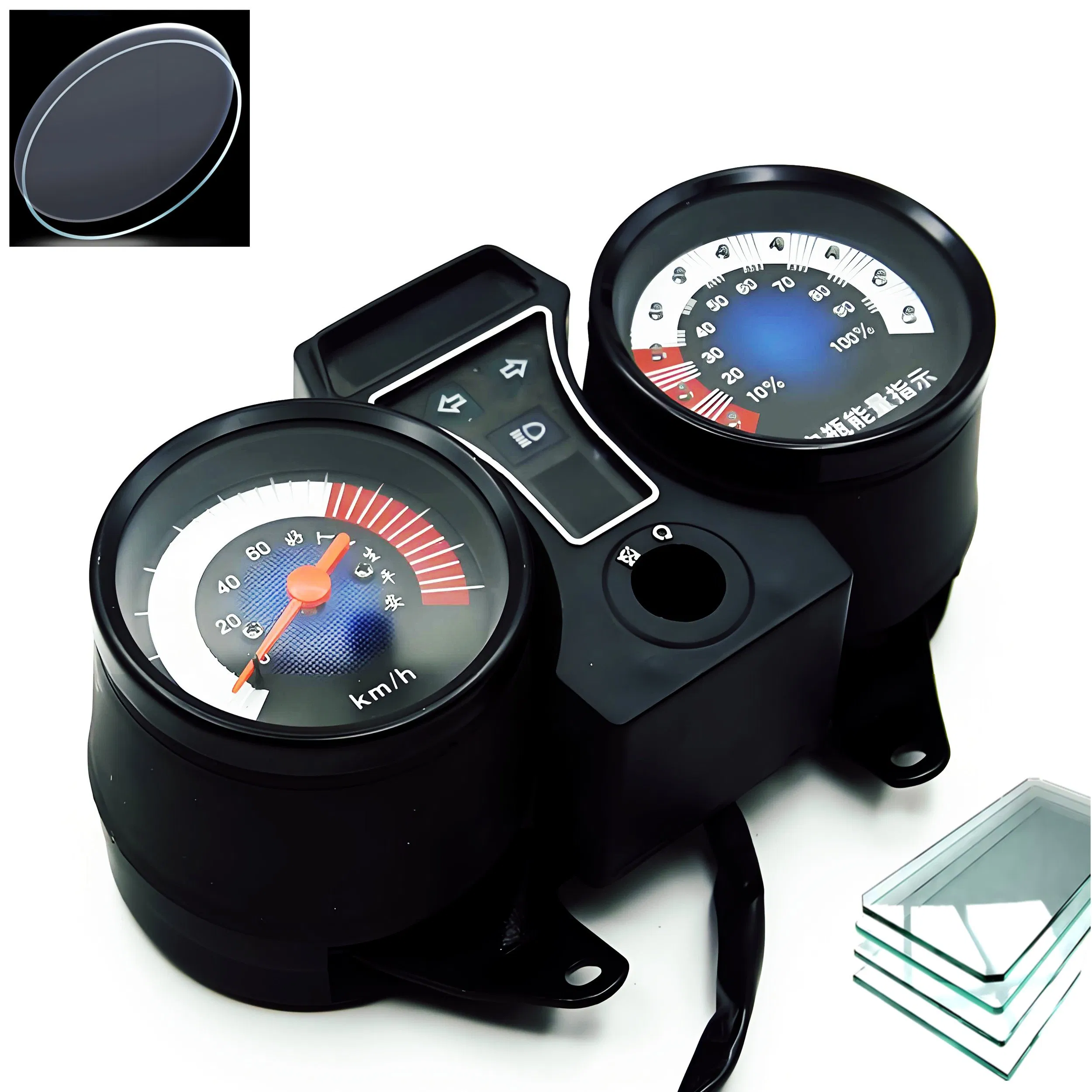 Universal Motorcycle Dashboard Glass for All Bike Models