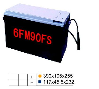 6FM200 Empty Lithium Marine Power Enclosure ABS Storage Rack DIY 21700 Camping 12V Ifepo4 Motorcycle Blue Rubber Seal for Battery Box