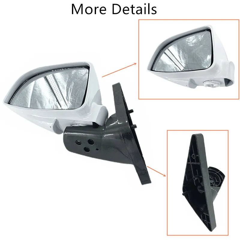 Golf Cart Side Mirror View 1