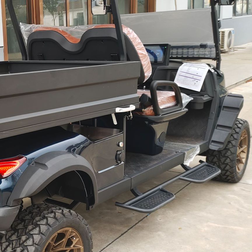 New Utility High Roof Golf Cart Electric CE Certified MOQ 1 Units Golf Carts with a Crate