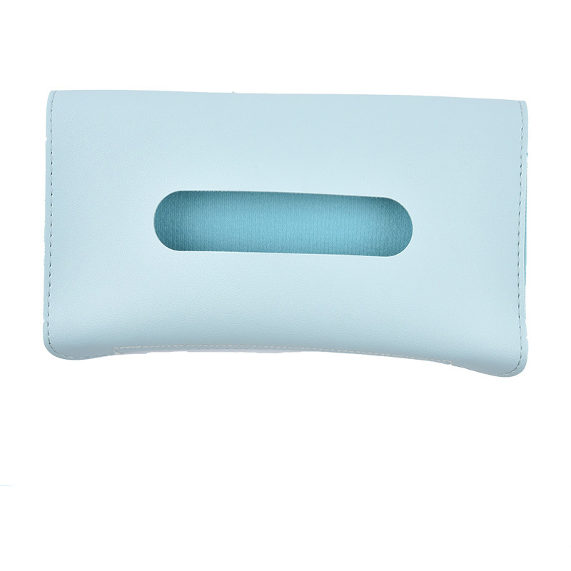 Leather Holder Napkin Cover Car PU Packing in Square Design for Leart 2022 Carton Visor Hanging Case Small Gold Tissue Box