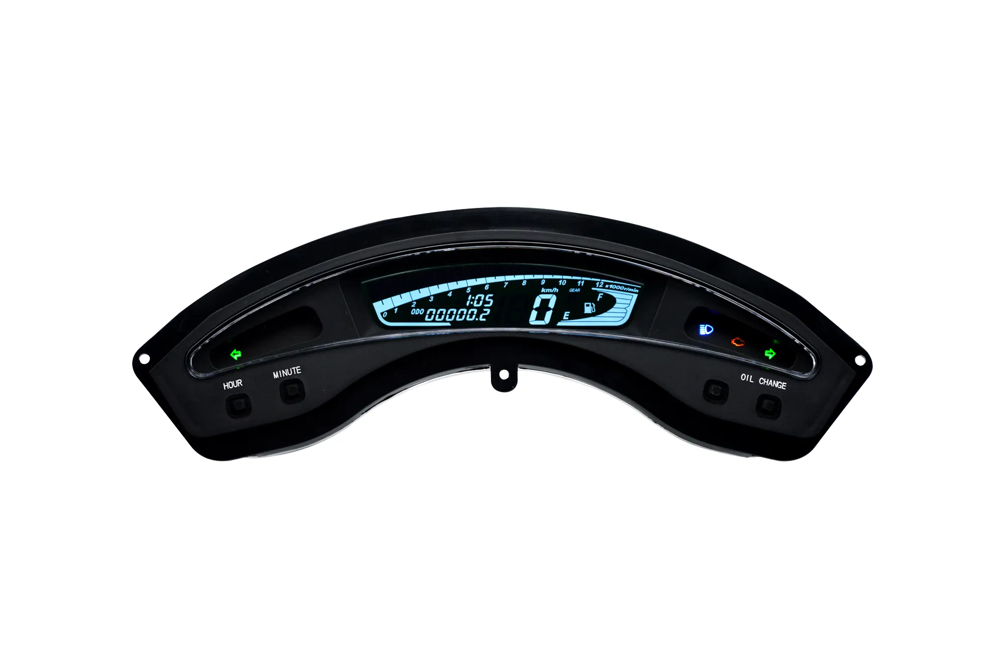 Dashboard LCD Motorcycle Scooter UTV ATV Electric Vehicle (UI editable)
